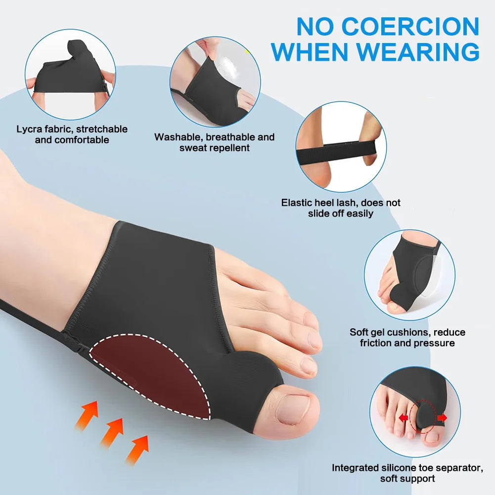Bunion Relief Toe Corrector Orthopedic Bunion Corrector Splint For Enhanced Foot Alignment Breathable Lightweight Orthotics