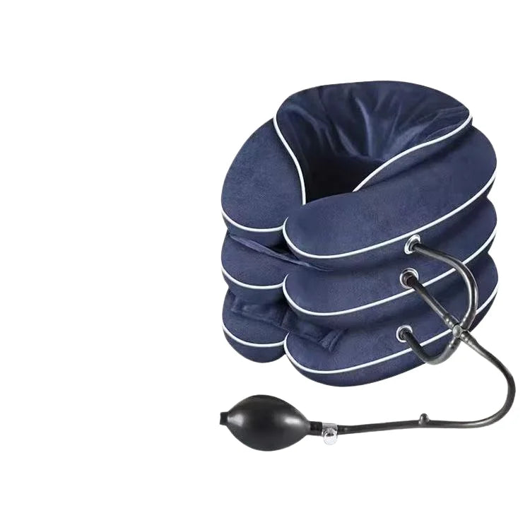 Cervical Neck Traction Device,Relief for Chronic Neck & Shoulder Alignment Pain,Inflatable Stretcher Collar for Neck Relief