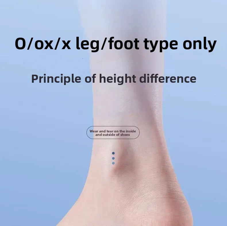 Orthotic Insoles for Men Women Leg Posture Correction Shoe Pad for Overpronation Supination Bow Legs Flat Feet Arch Support