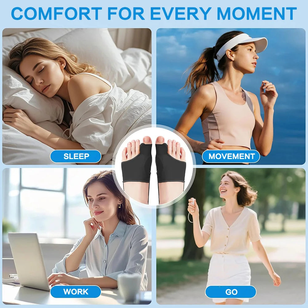 Bunion Relief Toe Corrector Orthopedic Bunion Corrector Splint For Enhanced Foot Alignment Breathable Lightweight Orthotics